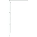 Pregrada za tuš bela 90x195 cm prozorno ESG steklo, (21047689) | Shoptok.si