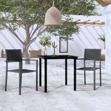  3-dijelni vrtni blagovaonski set crni | shoptok.hr