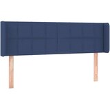  Vzglavje z ušesi modro 147x16x78/88 cm blago, (20953999) | Shoptok.si