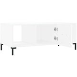  Stolić za kavu bijeli 102 x 50 x 40 cm od konstruiranog drva | shoptok.hr