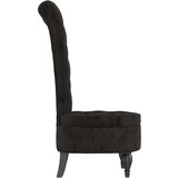  Fotelja sa zaštitom Crna 56 5 x 70 x 110 cm Baršun | shoptok.hr