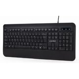 Gembird Tastatura KB-UML-03 Slim Rainbow backlight multimedia keyboard, USB, USA layout | Eponuda.ba
