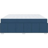  Konstrukcija postelje z vzmetnico Modra 200 x 200 cm blago, (5000123512) | Shoptok.si