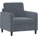 vidaXL Fotelj temno siv 60 cm žamet, (20909940) Cene