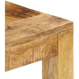 vidaXL Klubska mizica iz trdnega mangovega lesa 80x80x40 cm | Shoptok.si