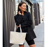 Gemre White patterned shoulder bag Kesiran | Shoptok.si