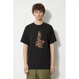 Maharishi Pamučna majica Original Dragon za muškarce, boja: crna, s aplikacijom, 5125.BLACK