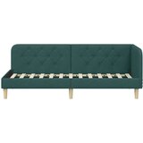  Kutni okvir kreveta Tamnozelena 80 x 200 cm tkanina | shoptok.hr