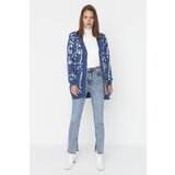 Trendyol Indigo Cat Patterned Knitwear Cardigan | Shoptok.si