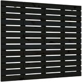 Zidno uzglavlje crni 106x3x91 5 cm od masivne borovine | shoptok.hr