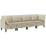  Set namještaja za dnevni boravak 4 pcs Pijesak Tkanina | shoptok.hr