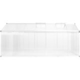 vidaXL Rastlinjak iz aluminija 421x190x195 cm 15,6 m³ | Shoptok.si