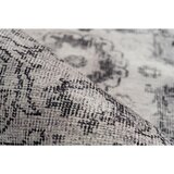 Kayoom RAVNO TKANA PREPROGA Vintage 8400 Hellgrau 140/200 cm potiskano svetlo siva | Shoptok.si