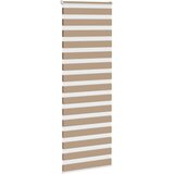 Zebra zavjesa Pješčano smeđa 75x200 cm Širina tkanine 70,9 cm Poliester | Shoptok.si