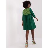 RUE PARIS Dress-RV-SK-7321.70-dark green | Shoptok.si
