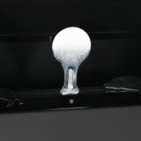 vidaXL Škatla za ujetje krogle Črna 29 x 22 x 20 cm Jeklo | Shoptok.si