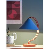 Bloomingville Modra/v barvi terakote namizna svetilka s kovinskim senčilom (višina 35 cm) Janya – | Shoptok.si