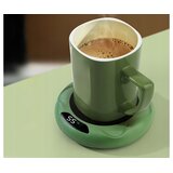  Nastavljiv električni grelnik skodelic USB LCD zelen | Shoptok.si