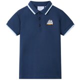 vidaXL Otroška polo majica temno modra 116 Cene