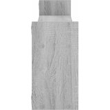  Zidna polica Siva Sonoma 90 x 17 x 32 cm Prerađeno drvo | shoptok.hr