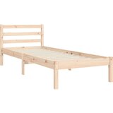  Okvir kreveta s uzglavljem 3FT za jednu osobu od masivnog drva | shoptok.hr