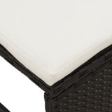 vidaXL vanjski set sofe Crna Sintetički ratan Srednji Vanjski set sofe | shoptok.hr