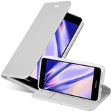 Cadorabo Ohišje, združljivo z Huawei NOVA 2 v klasično srebrno - Zaščitni ovitek z magnetnim zapiranjem, stoječo funkcijo in režo za kartice, (20551395) | Shoptok.si