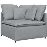 Modularna sofa s jastucima, tkanina, svijetlo siva | Shoptok.si