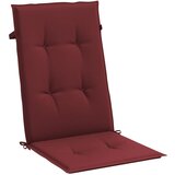  Jastuci za stolice 6 kom prošarano boja vina 120x50x4cm tkanine | shoptok.hr