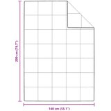  pokrivača s jastukom 2 kom. Bijelo Perje | shoptok.hr