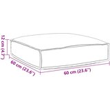  Jastuk Oxford tkanina Bež 60 x 60 x 12 cm | shoptok.hr