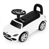 Mercedes-Benz C-Class 667 WHITE – Dječji automobil guralica s interaktivnim volanom, zvučnim efektima i spremnikom, bijeli | shoptok.hr