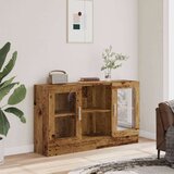 vidaXL Komoda boja staro drvo 120 x 30,5 x 70 konstruiranog drvo | shoptok.hr