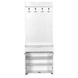 Hanah home Ormarić za cipele s prozorom Prt-521-Bb-1, 73x36x187 cm, Bijela | Eponuda.ba