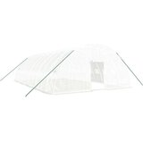  Staklenik s čeličnim okvirom bijeli 60 m² 10 x 6 x 2 85 m | shoptok.hr