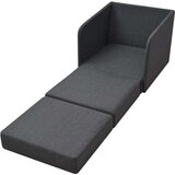  Fotelja na razvlačenje od tkanine tamnosiva | shoptok.hr