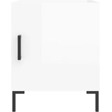  Noćni ormarići 2 kom sjajni bijeli 40x40x50cm konstruirano drvo | shoptok.hr