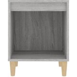  Noćni ormarići 2 kom boja dimljenog smeđi 40x35x50 cm | shoptok.hr