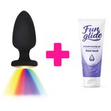  Svetleci Analni Vibrator i lubrikant ku216 Cene