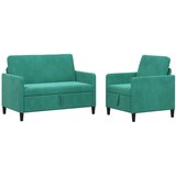  Set sofe s pohranom 2 kom. Tirkizna Poliester | shoptok.hr