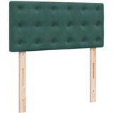 vidaXL Box spring krevet s madracem tamnozeleni 80 x 200 cm baršunasti | shoptok.hr