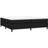  S oprugama i madracem crni 200x200 cm od tkanine | shoptok.hr