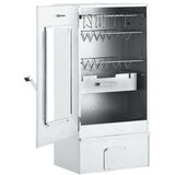  Pečica za dimljenje z mizo galvanizirano jeklo, (20722861) | Shoptok.si