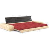 Karup Design Crvena sklopiva sofa od samta 244 cm Base – | shoptok.hr