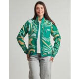 Helly Hansen Flis W IMPERIAL PRINTED PILE SNAP Zelena | Shoptok.si