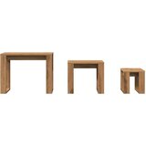 vidaXL Komplet mizic 3-delni artisan hrast inženirski les | Shoptok.si
