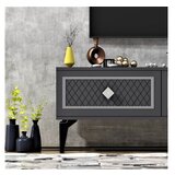 Hanah home tv polica arel anthracite silver