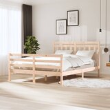  Posteljni okvir iz trdnega lesa 150x200 cm 5FT Cene