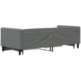  Dnevni krevet na razvlačenje i ladice tamnosivi 80x200 cm | shoptok.hr