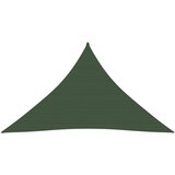vidaXL Senčno jadro 160 g/m² temno zeleno 2,5x2,5x3,5 m HDPE Cene